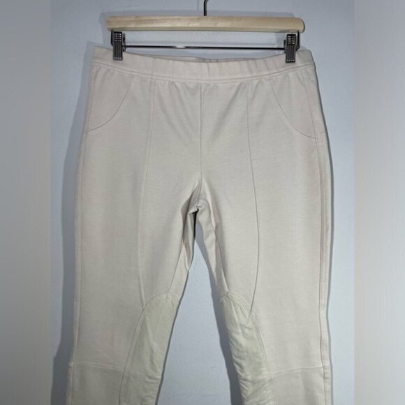 Free People Cream Moto Leggings size L - Picture 3 of 7